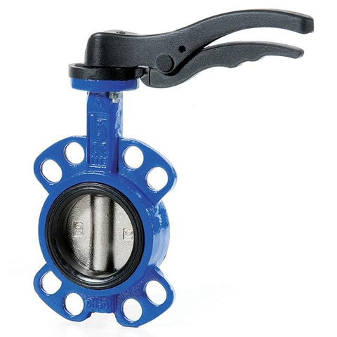 CAST IRON MULTI-FLANGE WAFER PATTERN BUTTERFLY VALVE – STAINLESS STEEL DISC – EPDM LINER