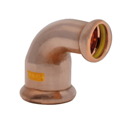 Copper Gas 'M' Profile Press 90°  Reducing Elbow