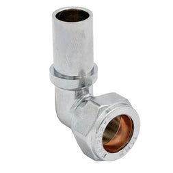 15mm Chrome Compression Stem Elbow