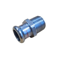 Carbon Steel 'M' Profile Press Male Adaptor
