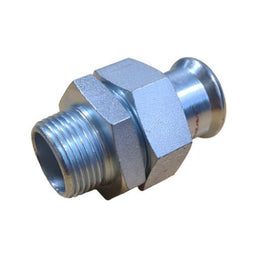Carbon Steel 'M' Profile Press Male Union