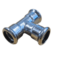 Carbon Steel 'M' Profile Press Equal Tee - CLEARANCE