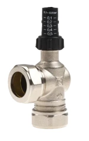22mm Angled Auto Bypass Valve