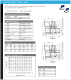 Stainless Steel BSPP Mini Ball Valve Male x Female