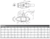 Stainless Steel 316 BSPP 2 Piece Lever Ball Valve