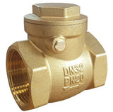 BRASS BSPP PN20 SWING CHECK VALVE - RUBBER SEAT