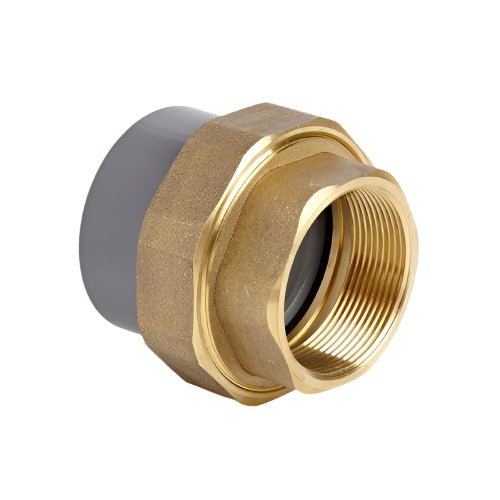 ABS Female Composite Union Plain x Brass BSP