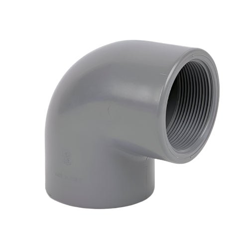 ABS Plain x Threaded 90° Elbow