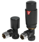 Angled TRV & Lockshield Black
