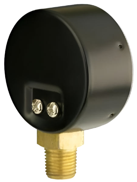 63mm Pressure Gauge Glycerine Filled 1/4 BSPP Connection Bottom Or Rear Entry UK