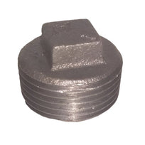 Black Malleable Iron Hollow Plug BSPT