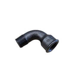 Black Malleable Iron Male/Female Bend - BSP