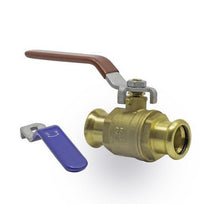 Brass 'M' Profile Press Lever Ball Valve