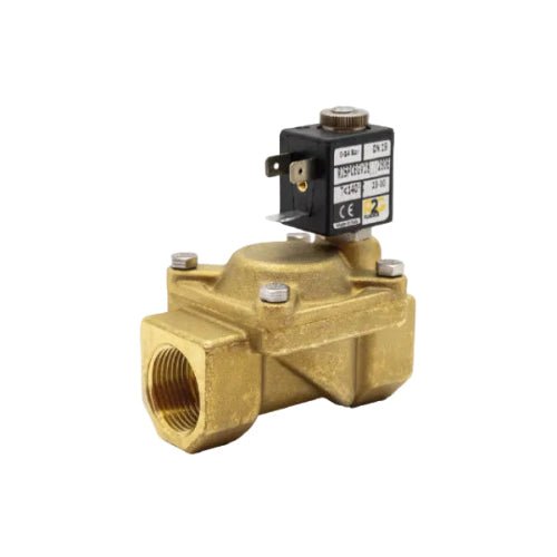 Brass Solenoid Valve - Normally OPEN - NBR Diaphragm
