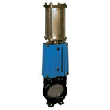 Cast Iron Knife Gate Valve - Unidirectional - Double Acting Actuator - Wafer PN10