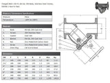 Cast Iron Strainer - Flanged ANSI 150 Data Sheet