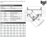 Cast Iron Strainer - Flanged PN16 Data Sheet
