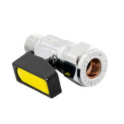 Chrome Straight C+Mi Taper Mini Ball Valve 