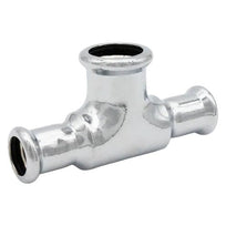 Copper Chrome Press Reduced Ends Tee