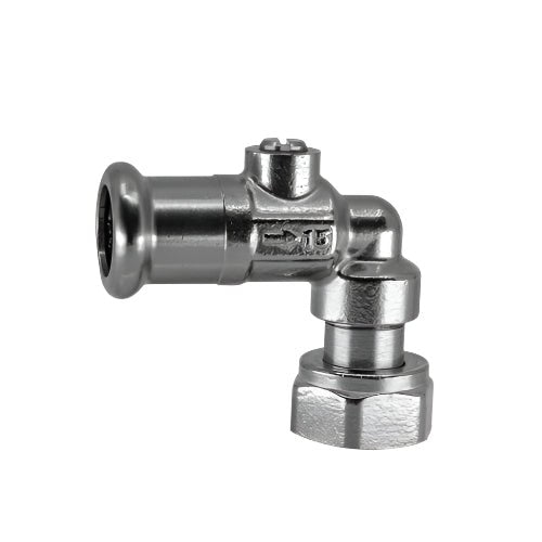 Angled Service Core Copper Press Angled Service Valve