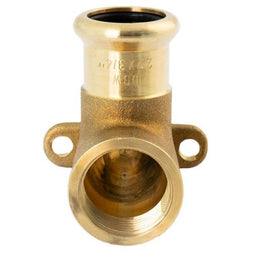 Copper Press Wallplate Elbow