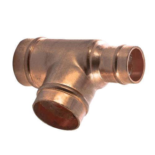 Copper Solder Ring Reducing End Tee