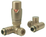 Dual Fuel TRV Brushed Brass