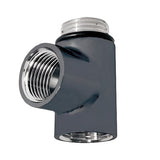 Dual Fuel Tee Piece Anthracite