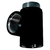 Dual Fuel Tee Piece Black
