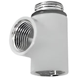 Dual Fuel Tee Piece Brushed Nickel