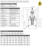 Ductile Iron Gate Valve - BSI V7 Gas - Double Block and Bleed - PN7 Data Sheet