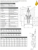 Ductile Iron Gate Valve - BSI V7 Gas Approved - PN7 Rated Data Sheet1