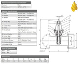 Ductile Iron Gate Valve - BSI V7 Gas Approved - PN7 Rated Data Sheet2