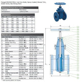 Ductile Iron Gate Valve - Flanged PN16 data sheet