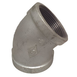 Galvanised Malleable Iron 45° Elbow BSPT