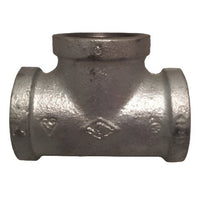Galvanised Malleable Iron Equal Tee BSPT