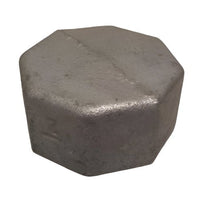 Galvanised Malleable Iron Hex Cap BSPT