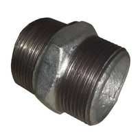 Galvanised Malleable Iron Hex Nipple BSPT