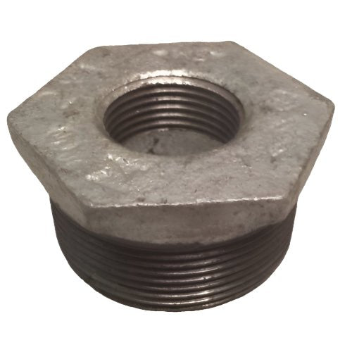 Galvanised Malleable Iron Reducing Bush BSPT