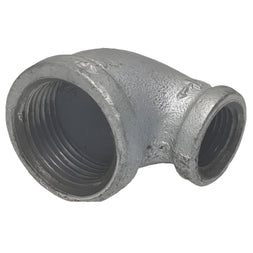 Galvanised Malleable Iron Reducing Elbow BSPT