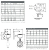 Lugged & Tapped Butterfly Valve - Aluminium Bronze Disc - NBR (Buna) Liner Data Sheet 3