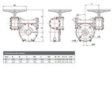 Lugged & Tapped Butterfly Valve - Aluminium Bronze Disc - NBR (Buna) Liner Data Sheet Data Sheet 4