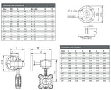 Lugged & Tapped Butterfly Valve - Stainless Steel Disc - PTFE Liner Data Sheet 3