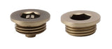 Plug & Vent Pack Brushed Brass