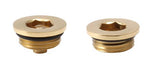 Plug & Vent Pack Polished Brass