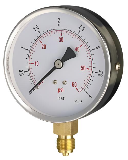 Vacuum Gauge, 1/8 BSPT Vacuum Gauge Air Vacuum Oil Gauge Air Gauge Oil Vacuum Gauge For Air Water Oil