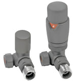 Round Corner TRV & Lockshield RAL7012