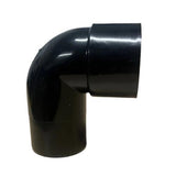 Solvent Waste 90° M/F Elbow (White/Black)