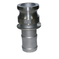 Stainless Camlock Fitting - Part E - Male Adaptor X Hosetail