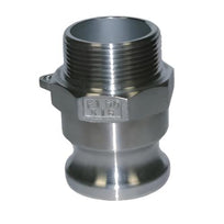 Stainless Camlock Fitting - Part F - Male Adaptor X Male BSPT